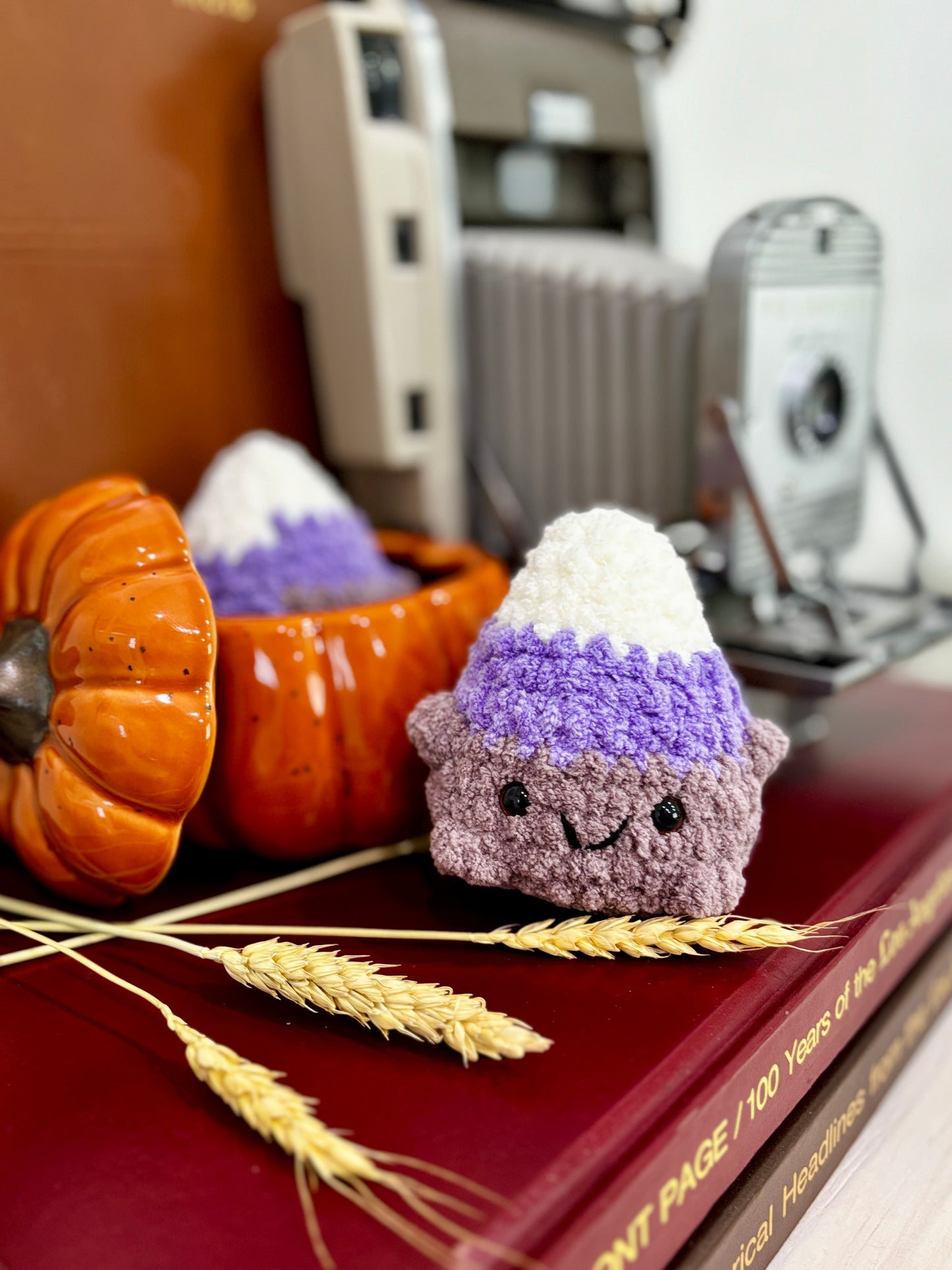 Cleo the Candy Corn Plushie - Handmade Crochet Plush