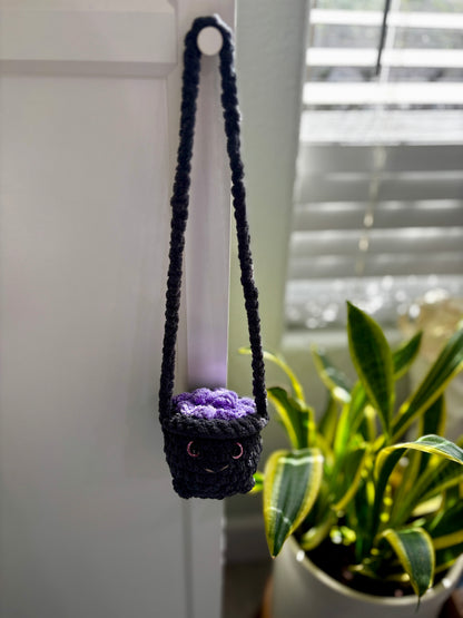 Smiling Cauldron Plush - Handmade Crochet Magic Pot (4 Top Colors Available)