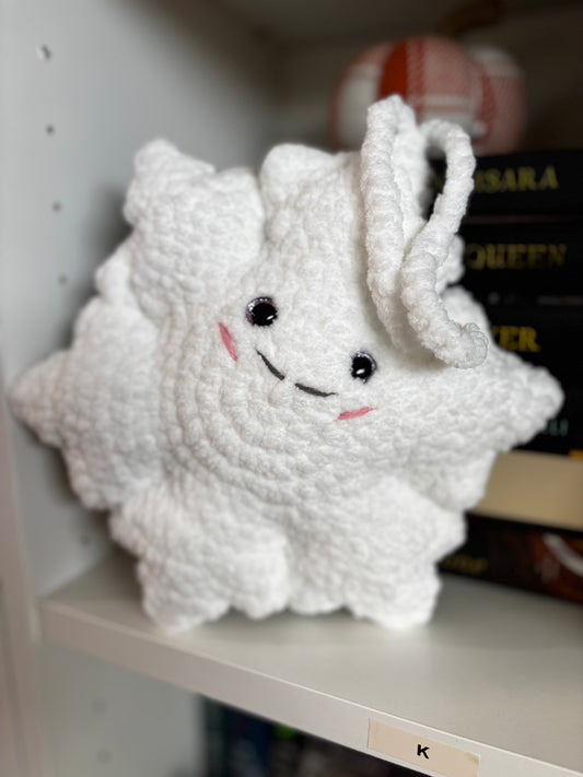 Big Snowflake Plushie – Handmade Crochet Friend