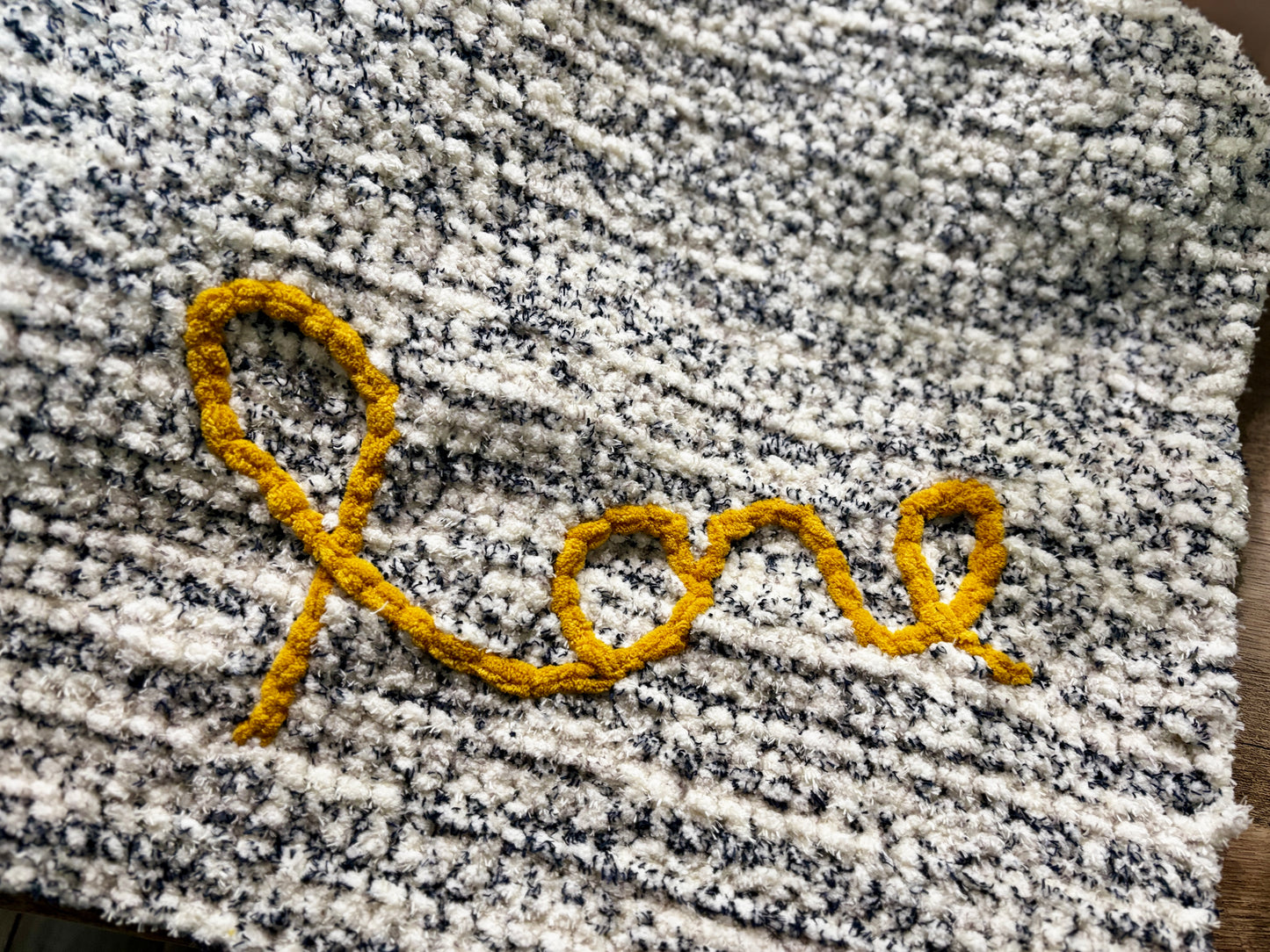 Handmade Crochet Blanket - Custom Size & Color