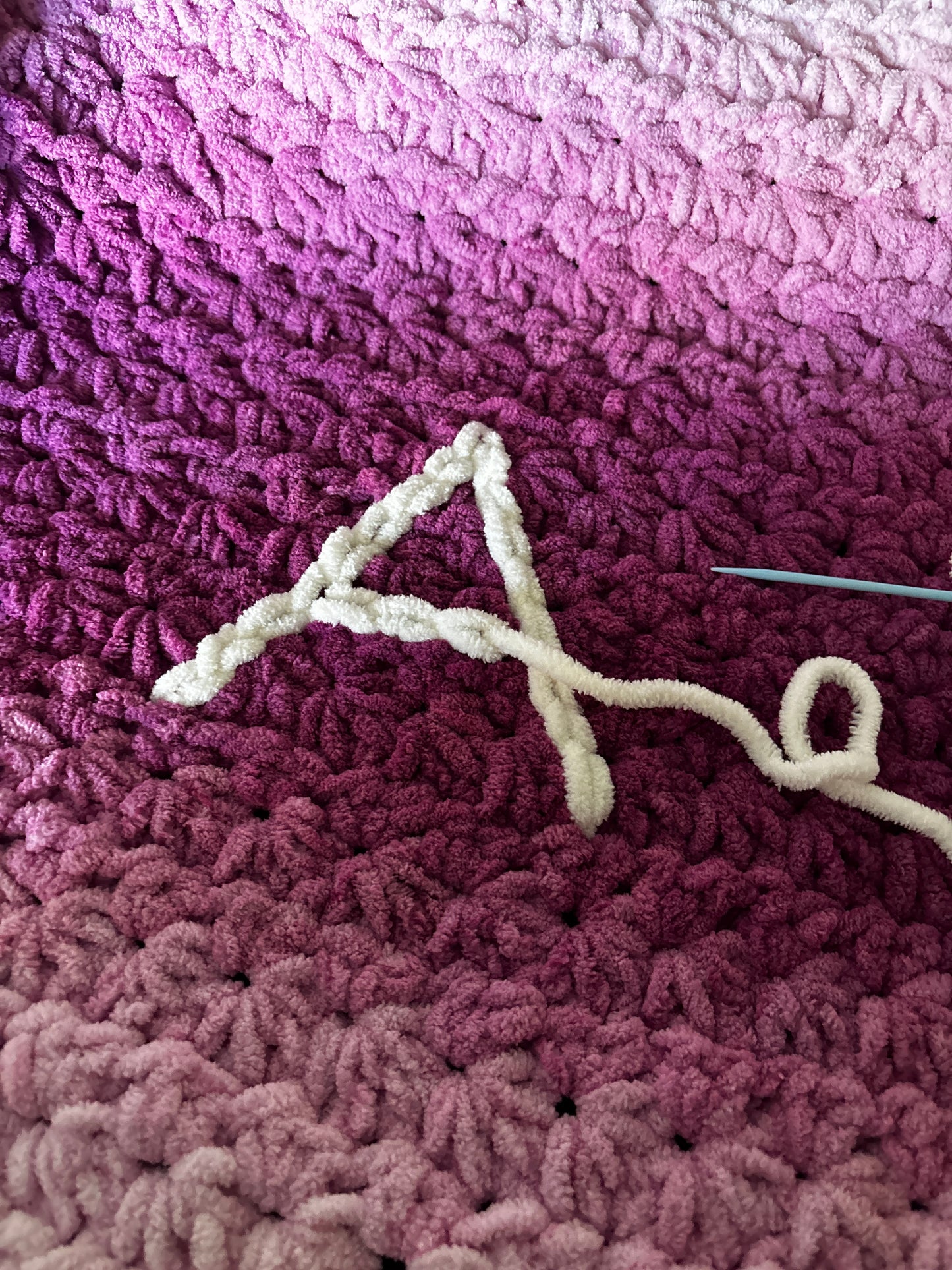 Handmade Crochet Blanket - Custom Size & Color