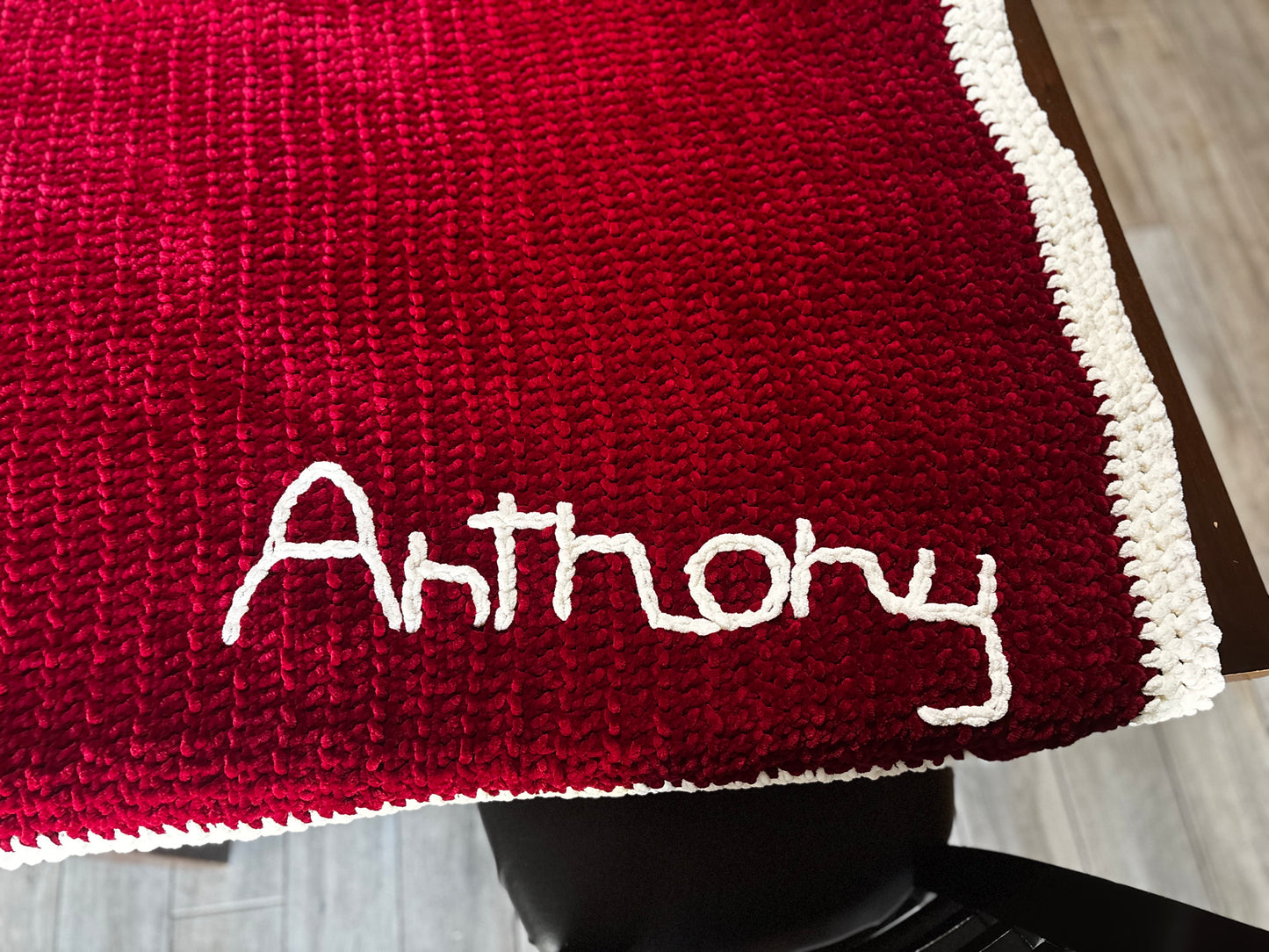 Handmade Crochet Blanket - Custom Size & Color