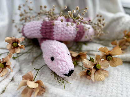 Severus the Snake Plushie (Pink)
