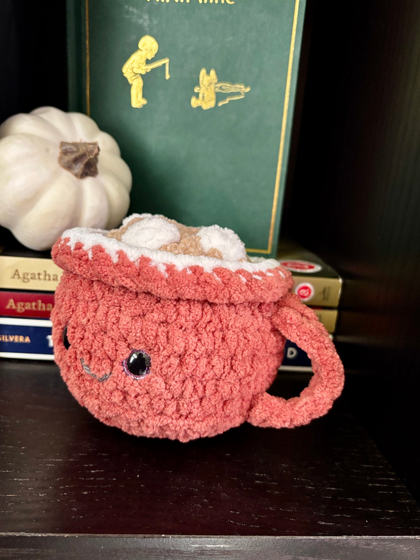Hot Cocoa Mug Plushie - Holiday Edition (Cinnamon Spice)
