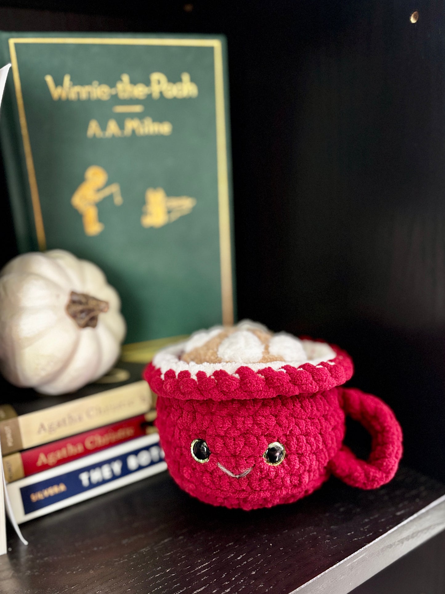 Hot Cocoa Mug Plushie - Holiday Edition (Cinnamon Spice)