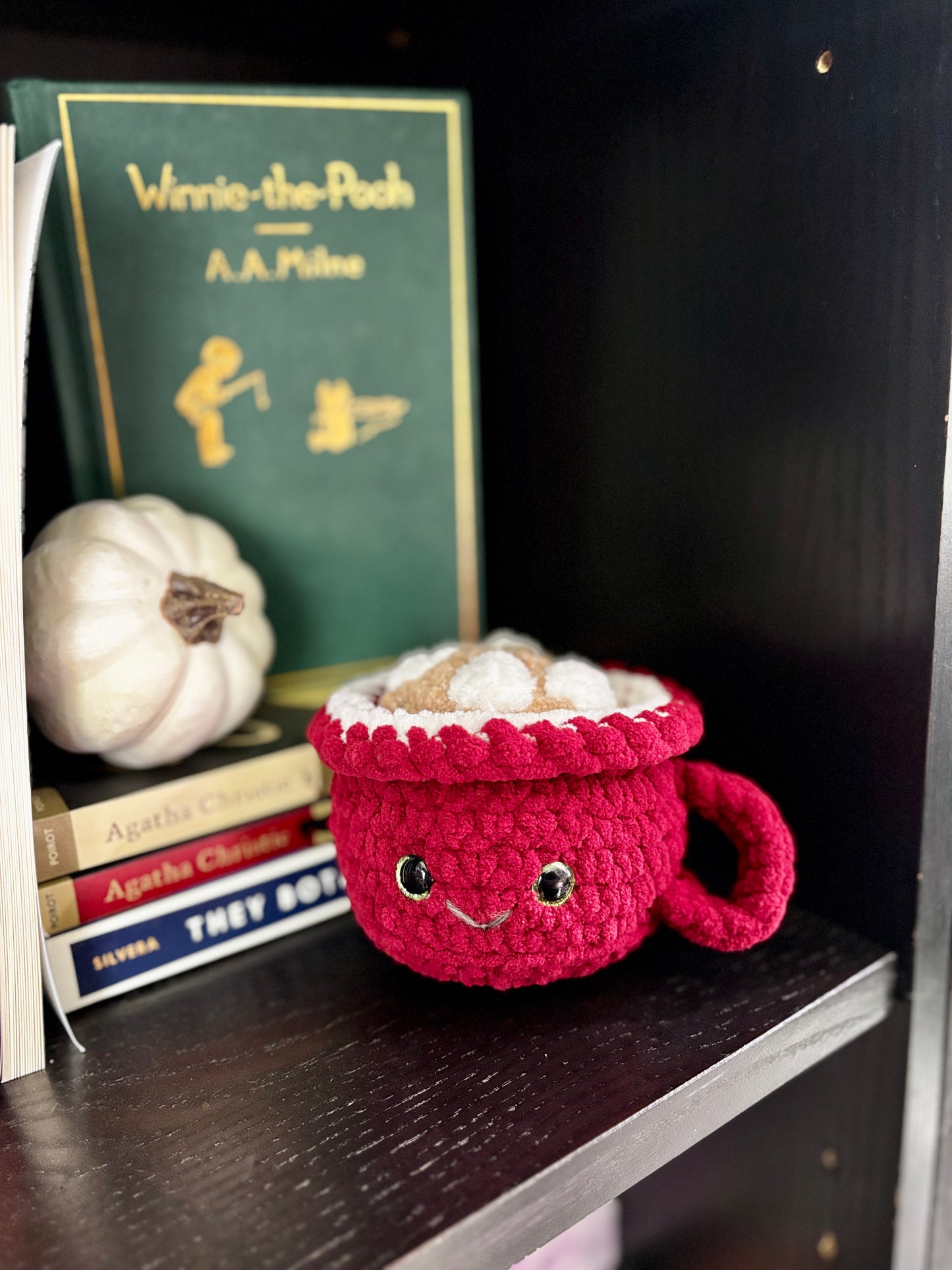 Hot Cocoa Mug Plushie - Holiday Edition (Cinnamon Spice)