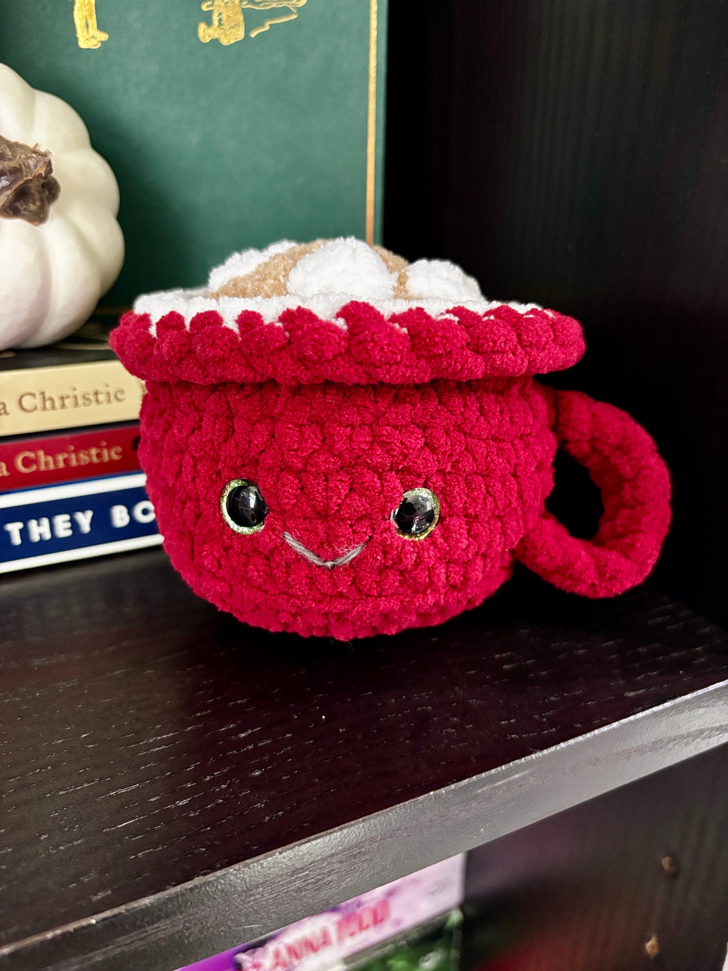 Hot Cocoa Mug Plushie - Holiday Edition (Cinnamon Spice)