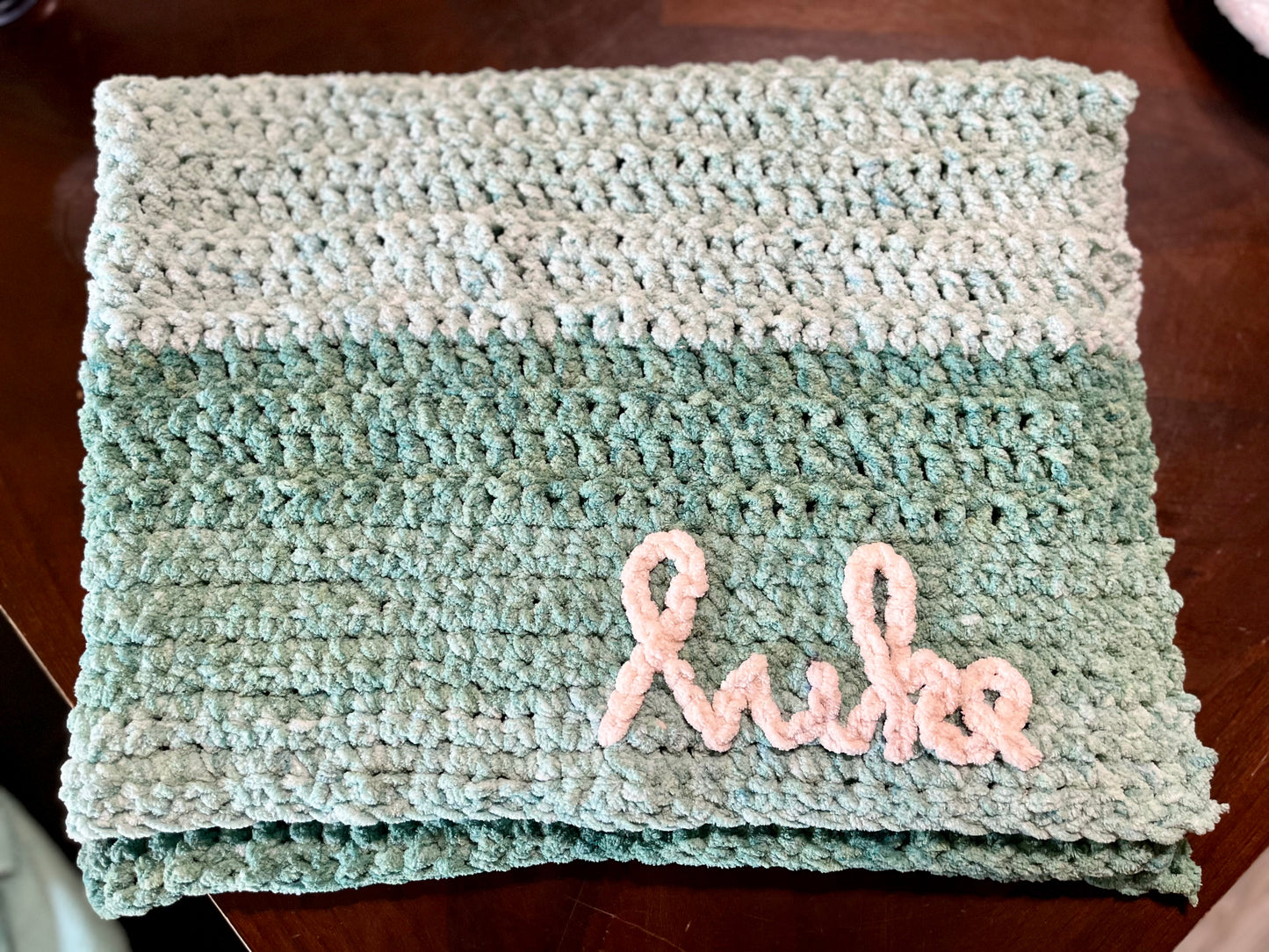 Handmade Crochet Blanket - Custom Size & Color