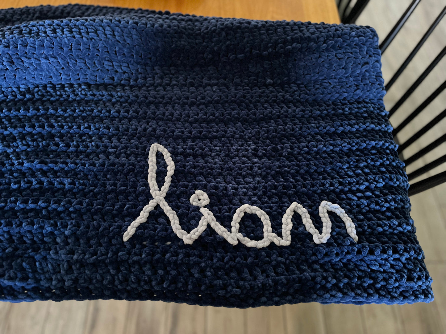 Handmade Crochet Blanket - Custom Size & Color