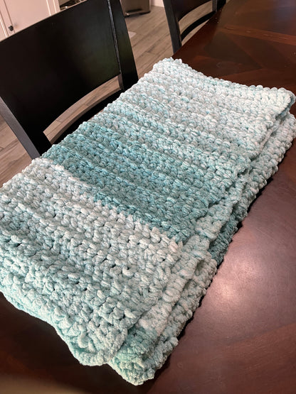 Handmade Crochet Blanket - Custom Size & Color