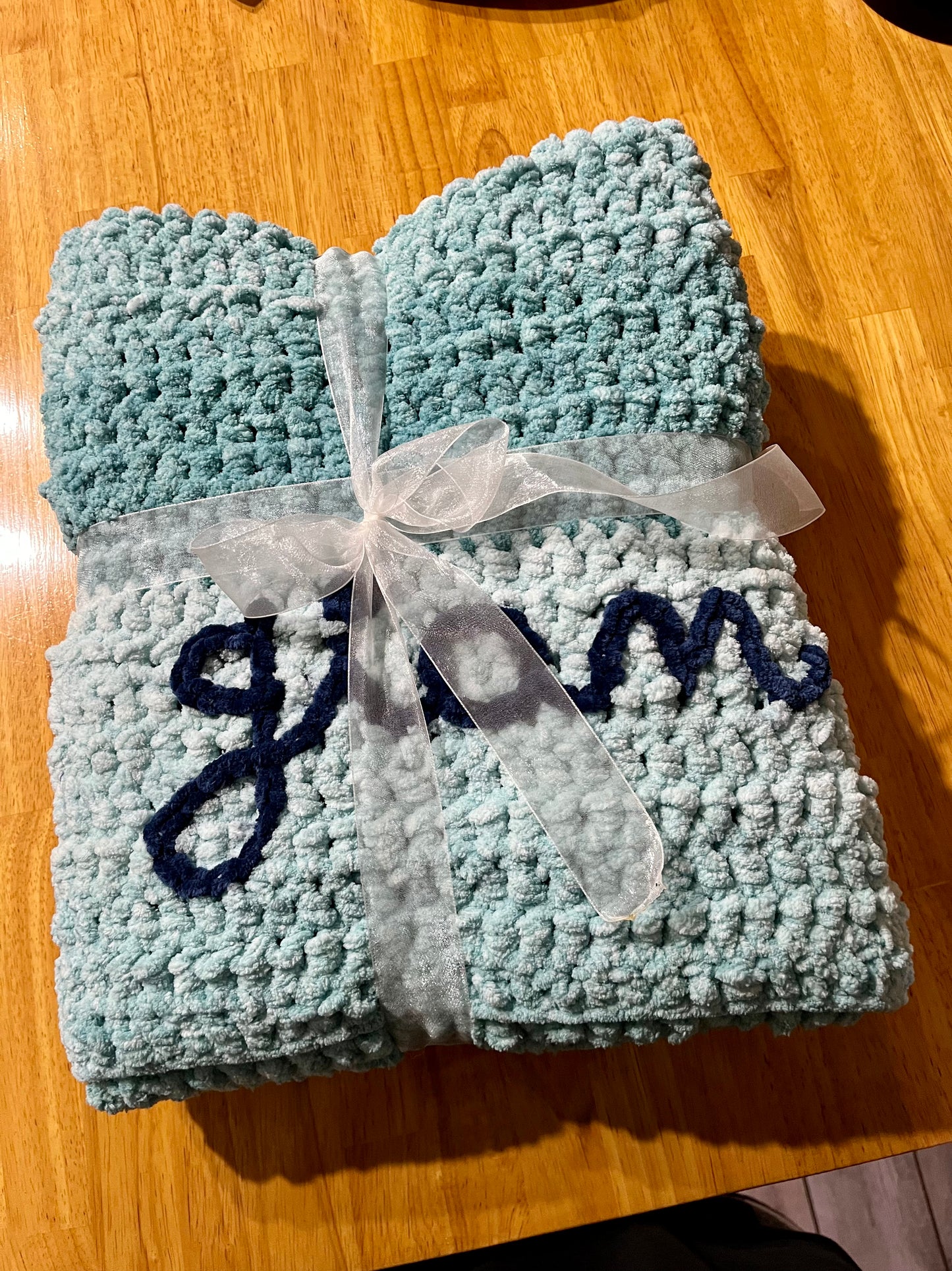 Handmade Crochet Blanket - Custom Size & Color