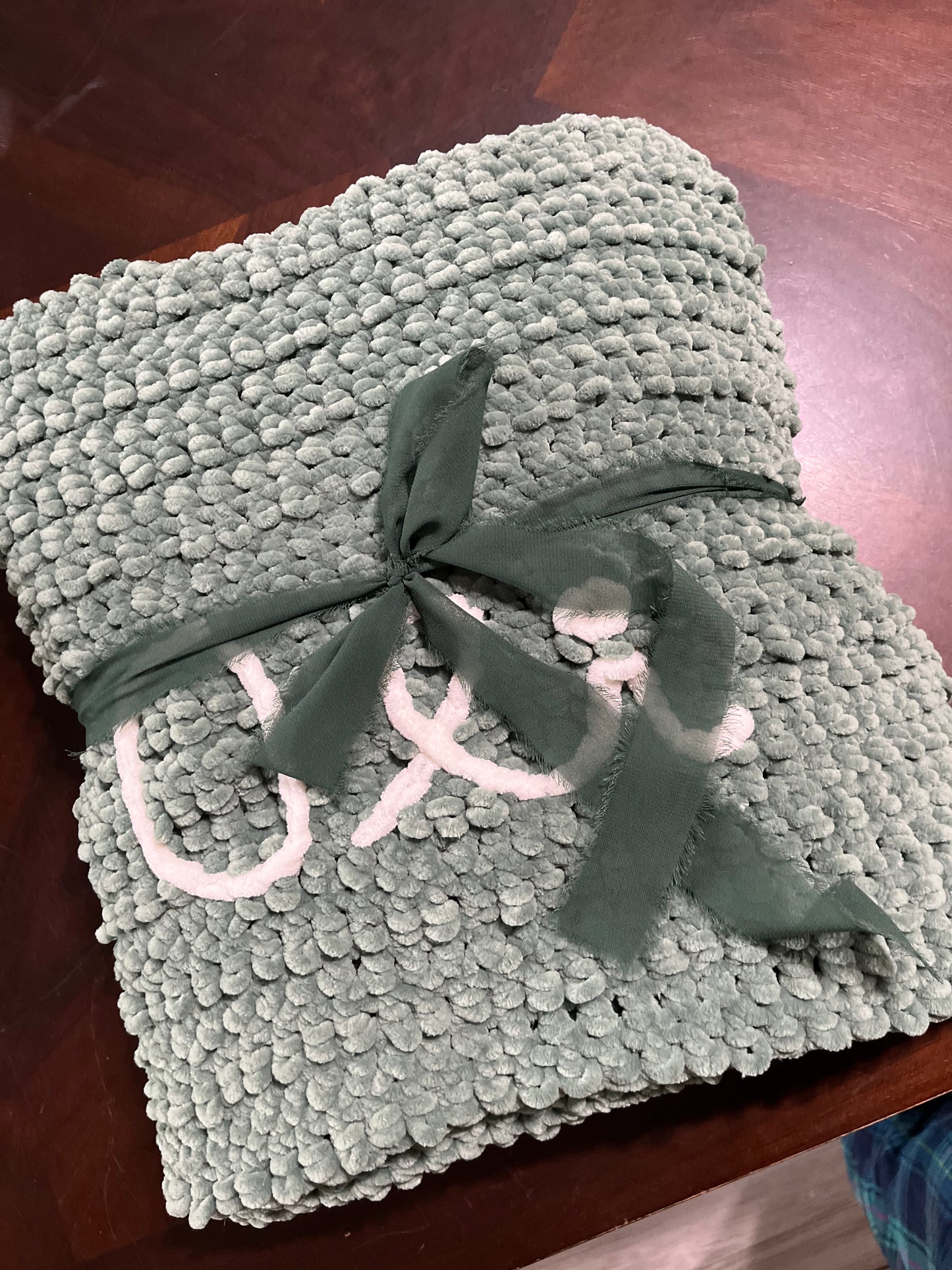 Handmade Crochet Blanket - Custom Size & Color